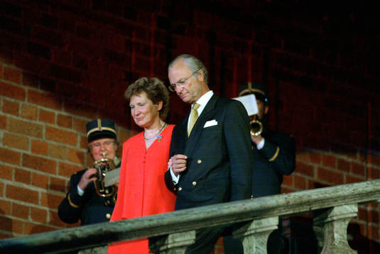 Kungen och Britt Källström