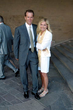 Stefan Edberg med fru