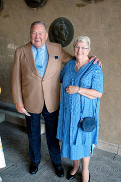 Lennart Johansson med fru Lola