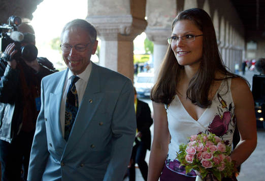 Lennart Karlberg och Prinsessan Victoria
