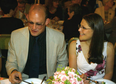 Mikael Ljungberg och Prinsessan Victoria