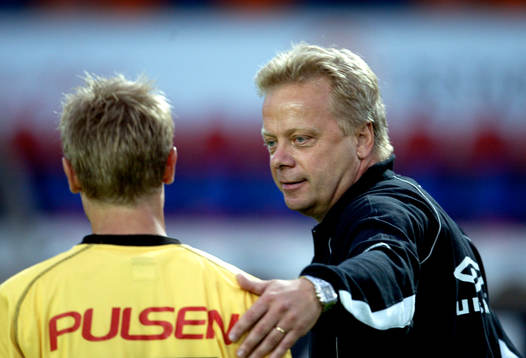 Anders Grönhagen, tränare. Beröm, klapp på axeln