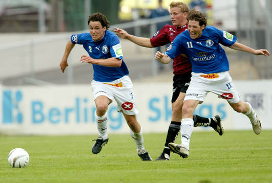 Jens Sloth och Eric Fischbein, orkade inte vinna matchen