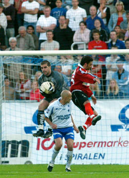 Dime Jankulovski, målvakt och Patrik Kieback, Norrköping