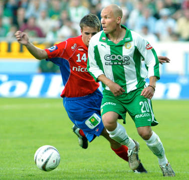 Antti Pohja Hammarby och Martin Fribrock, Helsingborg