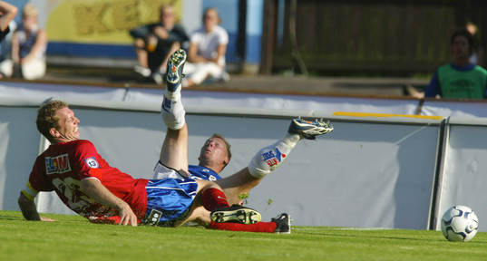 0-1, Straffsituationen, Fredrik Bild stoppar Robert