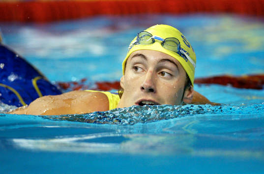   Martin Gustavsson, 50 m, bröst.