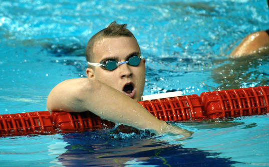 Simning, VM, 100m, frisim, Stefan Nystrand, Sverige kvalade inte vidare.