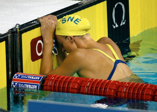 Simning, VM, 100 m, frisim, Johanna Sjöberg, Sverige,