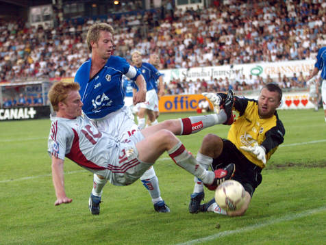 Conny Johansson, målvakt, Tommy Jönsson, Halmstad och