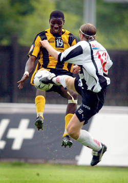  Jimmy Dixon, Häcken i duell med Kristofffer Dyverfeldt, Sylvia.