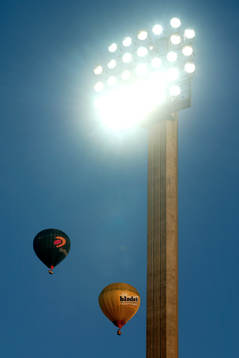  Elljus, elbelysning, luftballong, luftballonger.