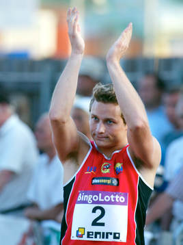 Johan Engberg, Göta vann 100 m