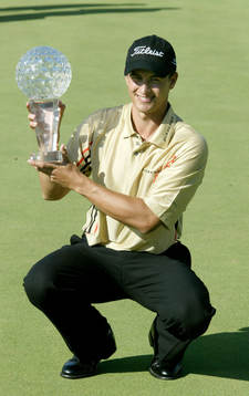 Adam Scott, Australien kammade hem segern på 11