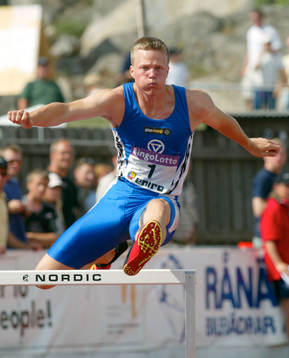 Mikael Jakobsson, Örebro vann 400 m häck