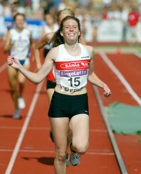 Kristin Ahlepil, Rånäs vann 1500 m
