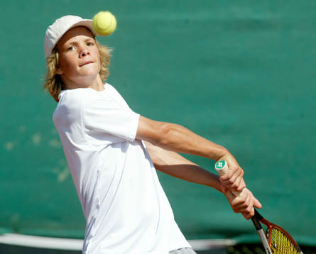 Tennis. JSM . Otto Sauer från Linköping vann