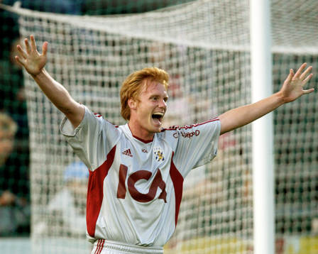  Patric Andersson, Göteborg jublar efter 0-1
