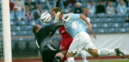 Niklas Skoog, Malmö framme och irriterar David Wells,