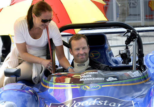 Thomas Fogdö som racerförare på Gerlleråsen