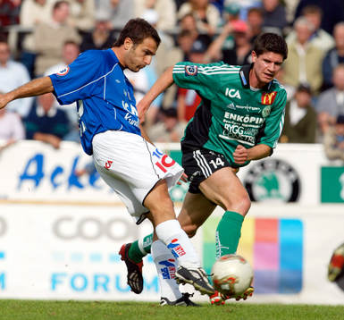  Sharbel Touma, Halmstad och Benny Olsen, Enköping.