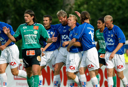  Halmstad glädje efter vinsten med 0-4.