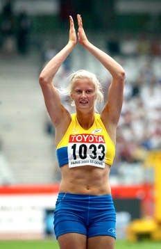 Carolina Klüft, Sverige