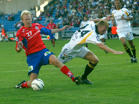 Gustaf Andersson, Helsingborg fintar bort Fredrik Björck,