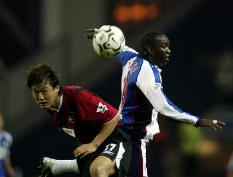  Jihai Sun, Manchester City och Dwight Yorke, Blackburn