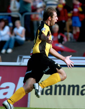  Kennedy Bakircioglü, Hammarby, jubel.
