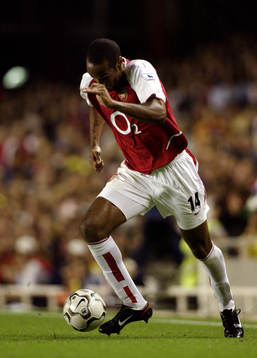 Fotboll, Engelsk, Premier League, Premiership, Thierry Henry, Arsenal
