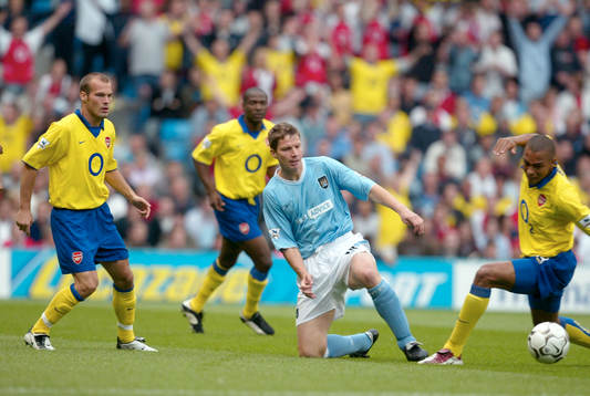  Michael Tarnat, Fredrik Ljungberg och Gilberto Silva