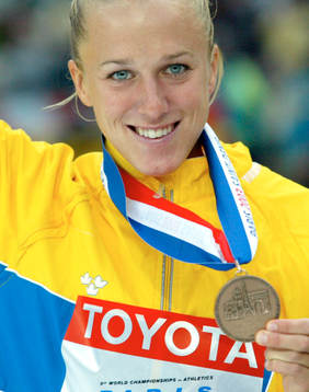 Kajsa Bergqvist tog brons