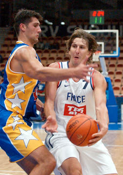 Basket, EM, Frankrike - Bosnien / Hecegovina