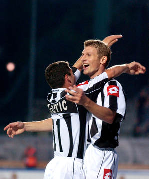  Tor Andre Flo, jubel.
