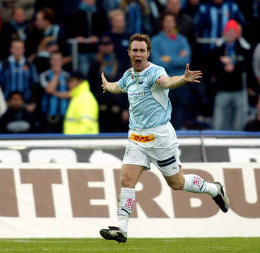 1-0 Niklas Skoog jubel framför DIF-klacken