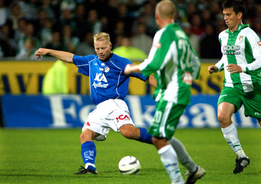 Magnus Svensson, Halmstad och Antti Pohja och Johan