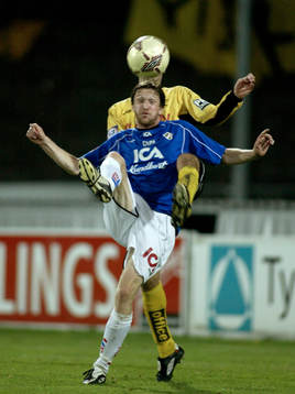 Mikael Nilsson, Halmstad och Joakim Alexandersson, Elfsborg