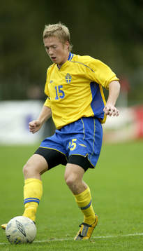Fotboll, P16, Daniel Larsson, Sverige
