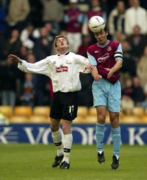   Lee Morris, Derby och  Christian Dailly, West Ham. 