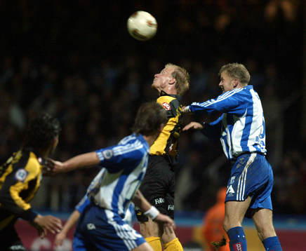 Matchhjälten Mikael Andersson, Hammarby vinner luftduell