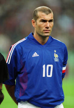 Zinedine Zidane, Frankrike