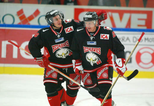 Franz Nielsen och Jesper Mattsson, jubel