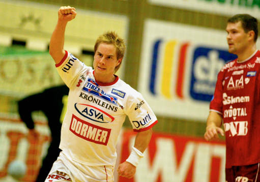 Handboll. Elitserien. Drott - Ystad. Drotts bäste - Tobias
