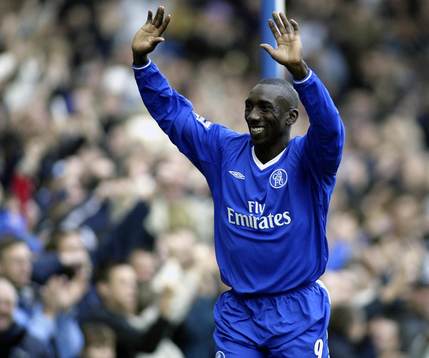  Jimmy Floyd Hasselbaink, Chelsea jublar (Jubel) 