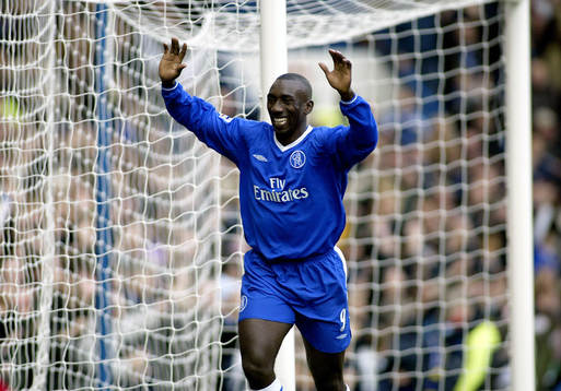  Jimmy Floyd Hasselbaink, Chelsea jublar (Jubel) 