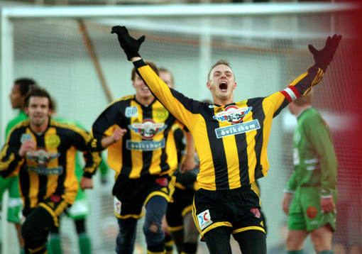  Friska Viljor klara för Superettan .Jubel av Jerry Karlström.