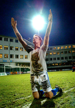 Sundsvall kvar i allsvenskan!! Öyvind Svenning jubel efter matchen.