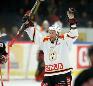 Tommy Sjödin, jubel, Brynäs