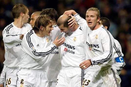 Zinedine Zidane, Real Madrid jubel